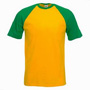 T-shirt baseball manica corta